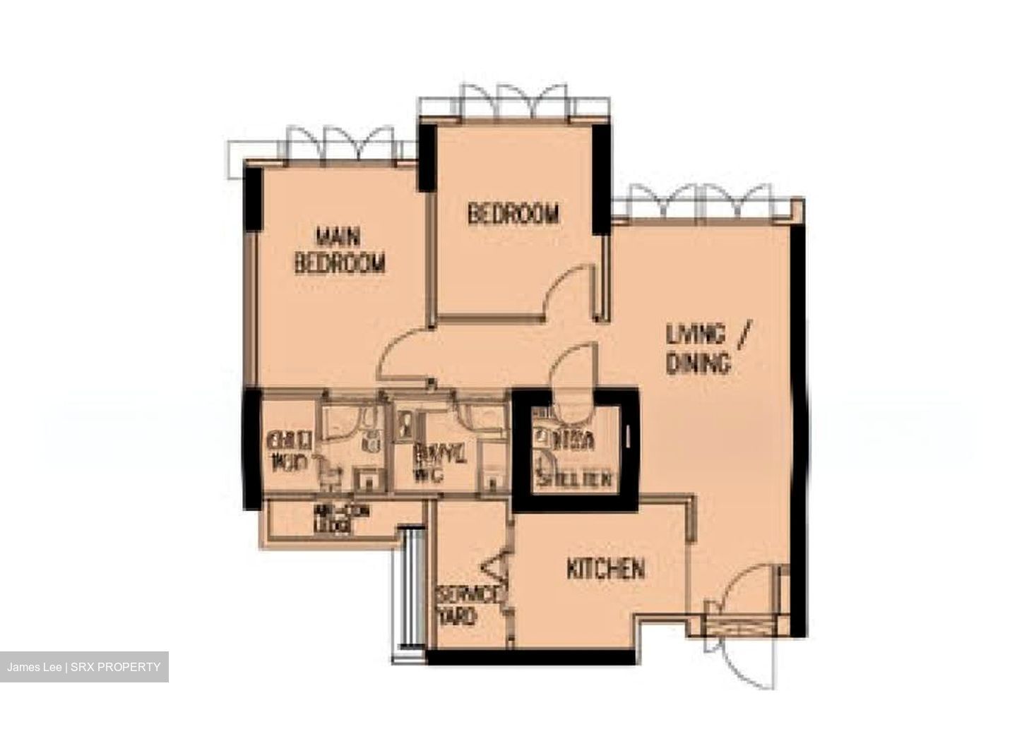 Blk 673A Waterway Banks (Punggol), HDB 3 Rooms #579739361